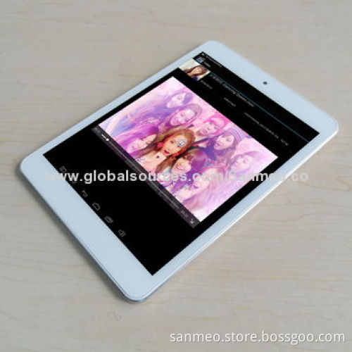 Android Tablet PC, Rockchip 3188 Quad-core 1.8GHz, 1/16GB RAM/ROM, IPS 1,024*768P, 7.85-inch, 4:3